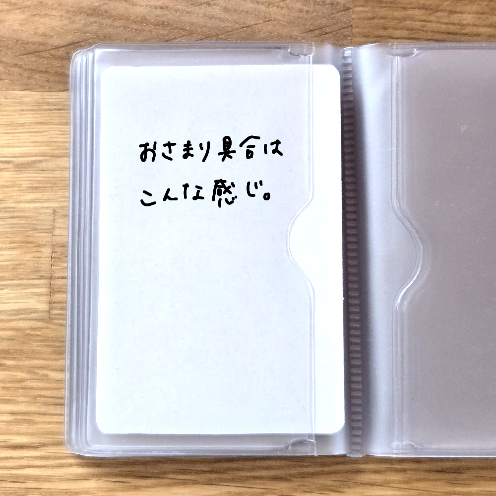 カードケースに入るカードのサイズの検証